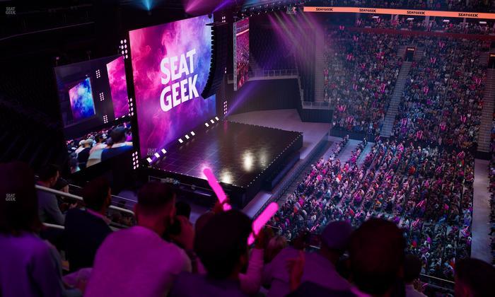 Little Caesars Arena - Section Drink Rail Mezzanine 29 Seat View