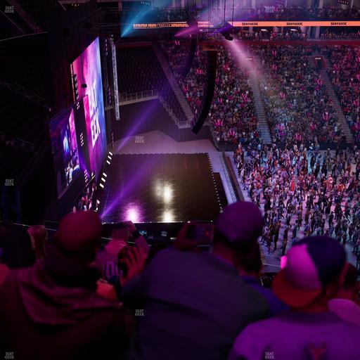 Little Caesars Arena - Section Drink Rail Mezzanine 32 Seat View