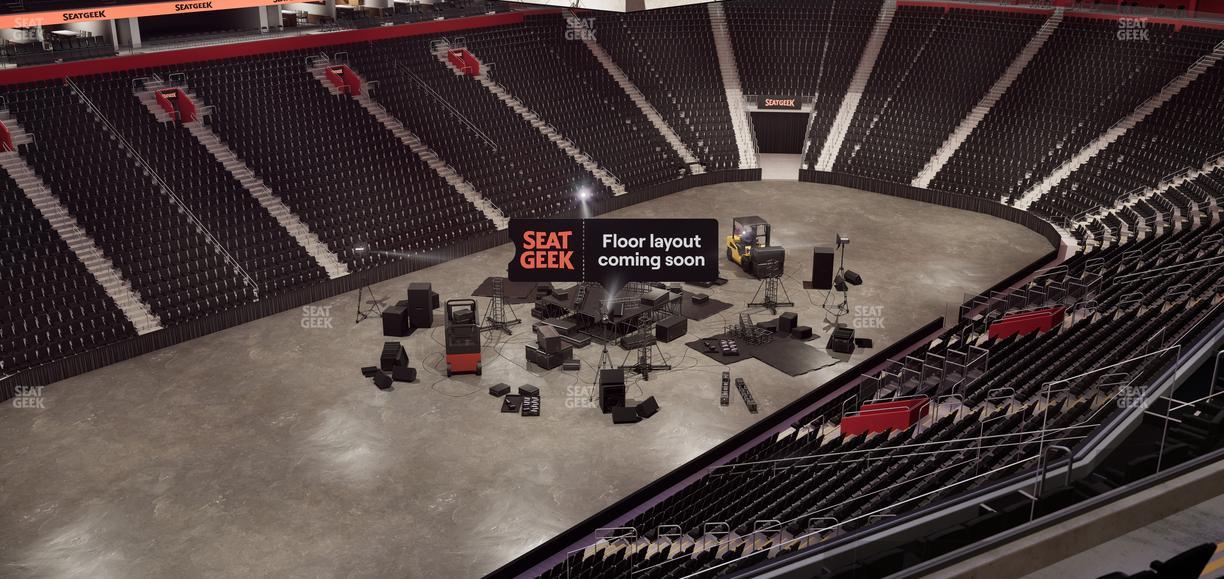 Little Caesars Arena - Section Drink Rail Mezzanine 33 Seat View
