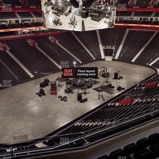 Little Caesars Arena - Section Drink Rail Mezzanine 33 Seat View