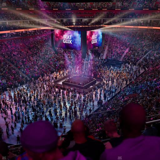 Little Caesars Arena - Section Drink Rail Mezzanine 34 Seat View
