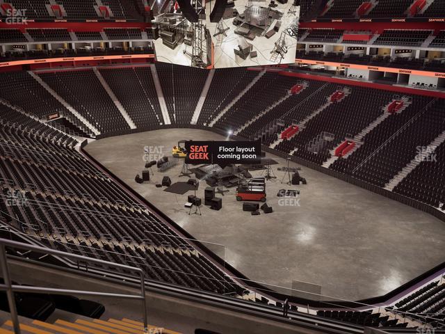 Little Caesars Arena - Section Drink Rail Mezzanine 5 Seat View