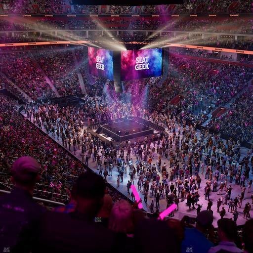 Little Caesars Arena - Section Drink Rail Mezzanine 5 Seat View