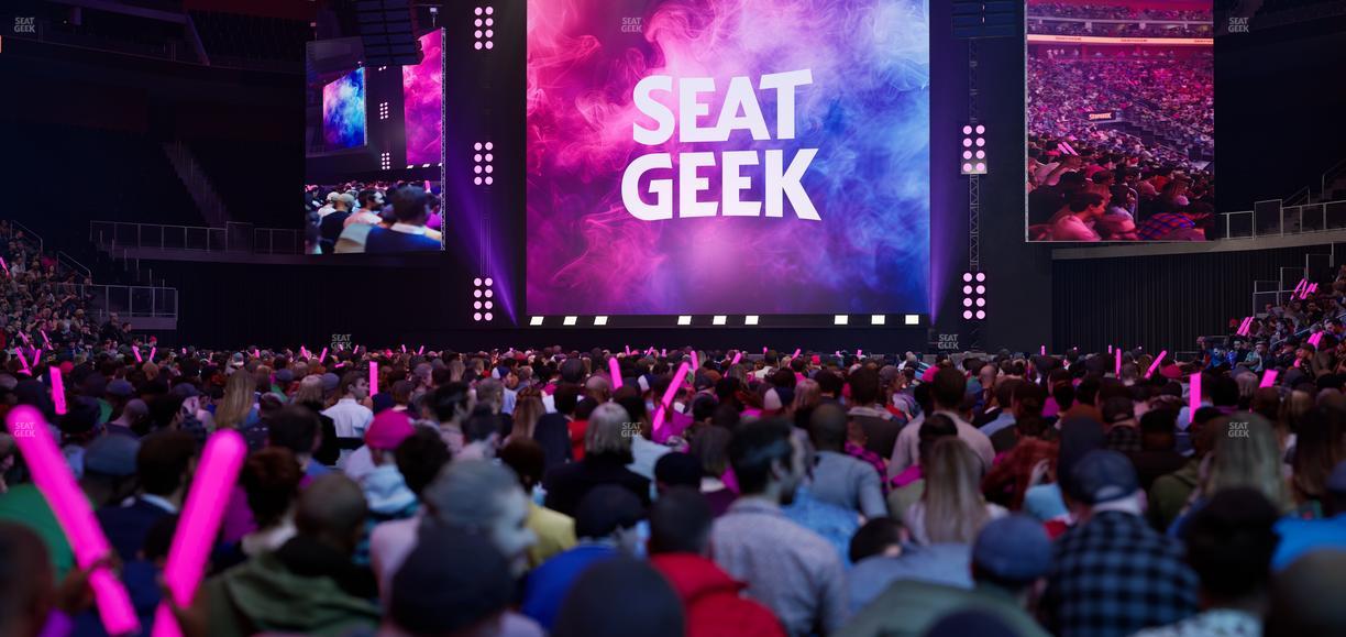 Little Caesars Arena - Section Floor 4 Seat View