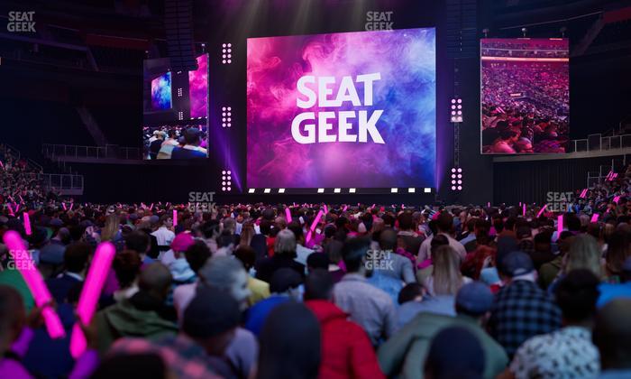 Little Caesars Arena - Section Floor 4 Seat View