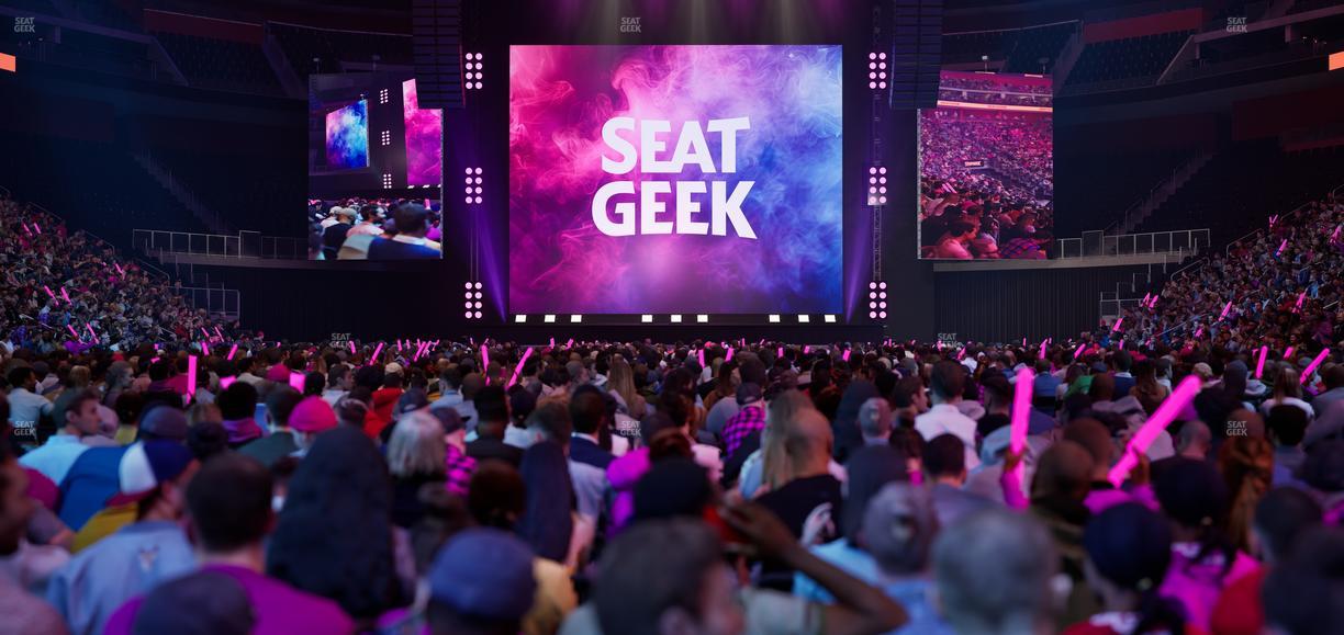 Little Caesars Arena - Section Floor 8 Seat View