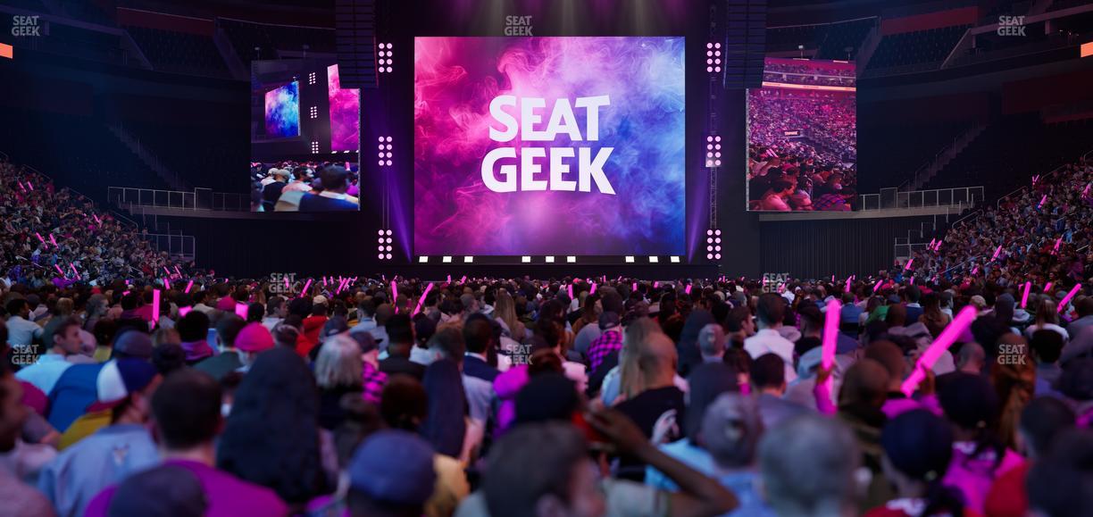 Little Caesars Arena - Section Floor 8 Seat View