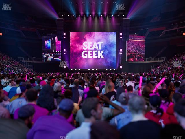 Little Caesars Arena - Section Floor 8 Seat View