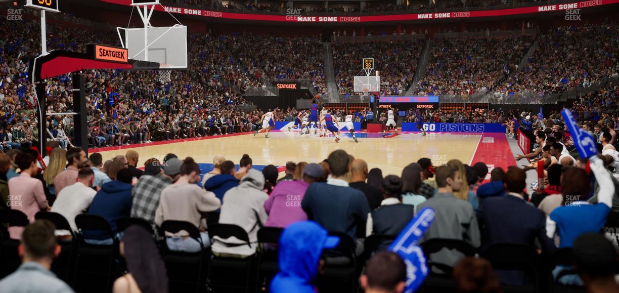 Little Caesars Arena - Section Floor Suite 1 Seat View
