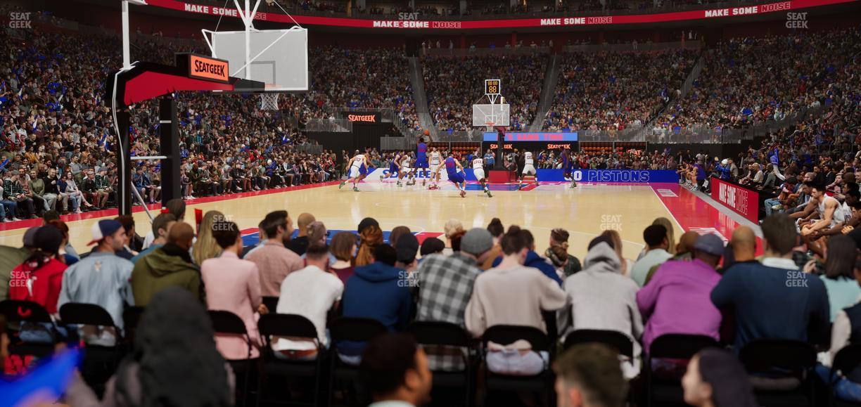 Little Caesars Arena - Section Floor Suite 2 Seat View