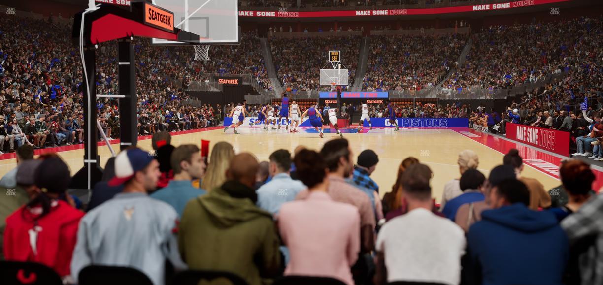 Little Caesars Arena - Section Floor Suite 3 Seat View