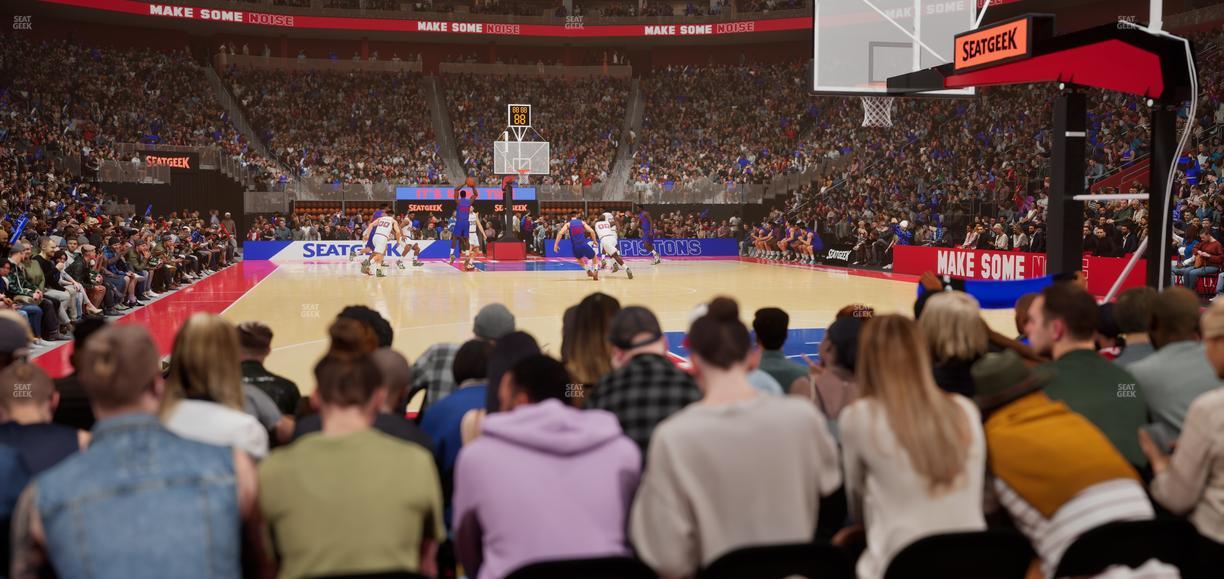 Little Caesars Arena - Section Floor Suite 5 Seat View