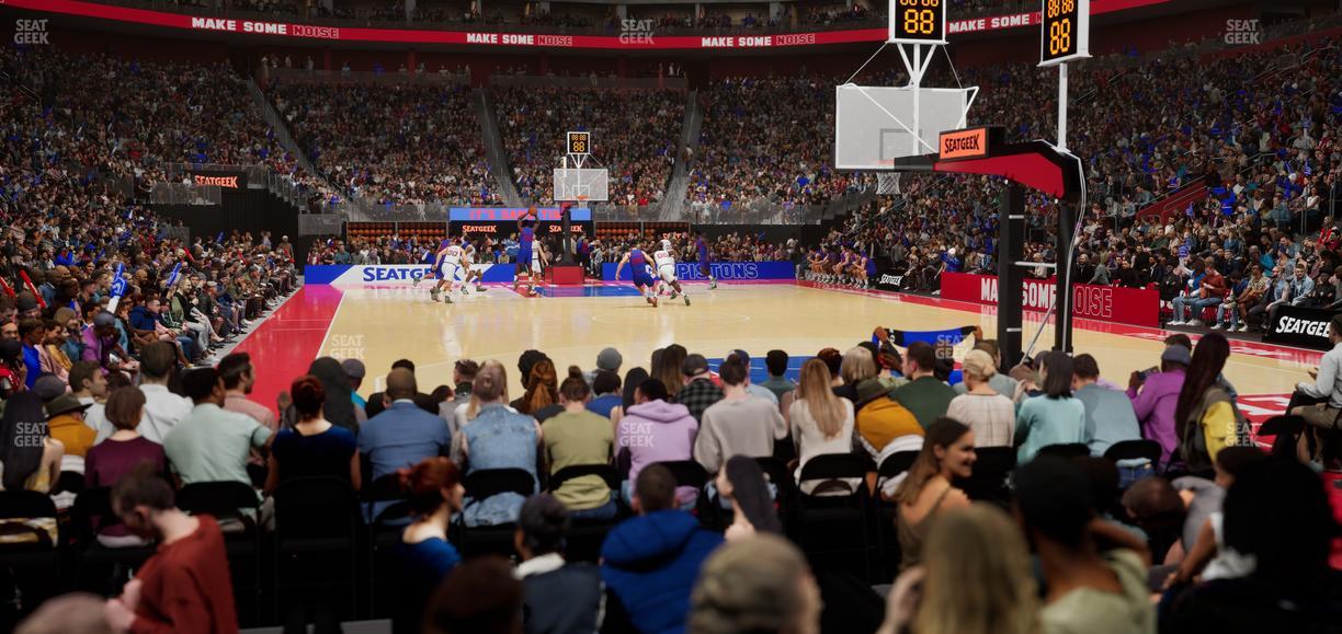 Little Caesars Arena - Section Floor Suite 5 Seat View