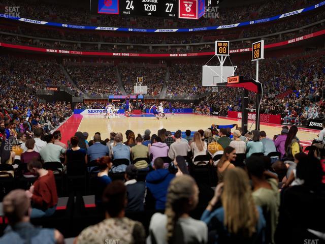 Little Caesars Arena - Section Floor Suite 5 Seat View