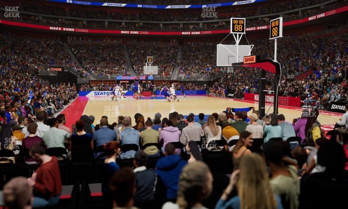 Little Caesars Arena - Section Floor Suite 5 Seat View