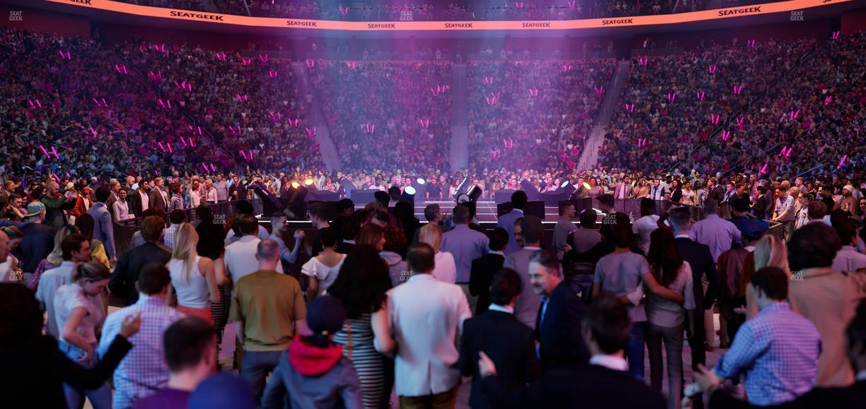 Little Caesars Arena - Section Ga Floor Seat View