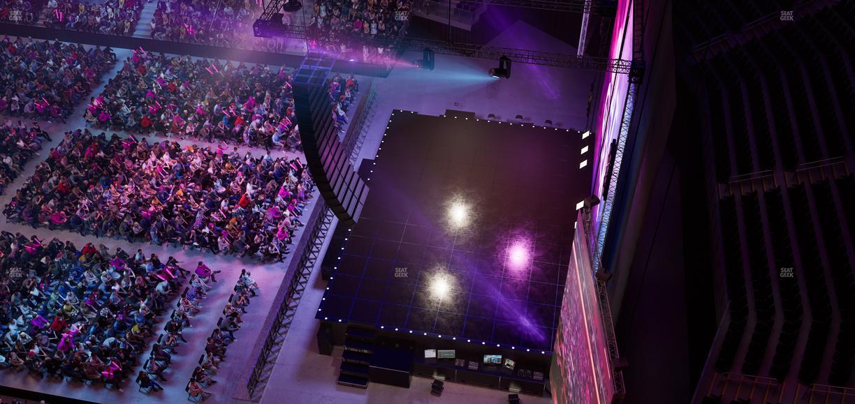 Little Caesars Arena - Section Gondola Press Box 1 Seat View
