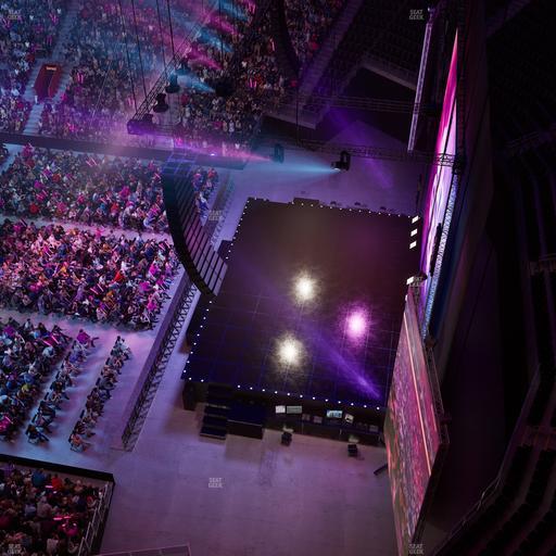Little Caesars Arena - Section Gondola Press Box 1 Seat View