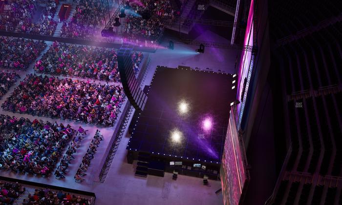 Little Caesars Arena - Section Gondola Press Box 1 Seat View