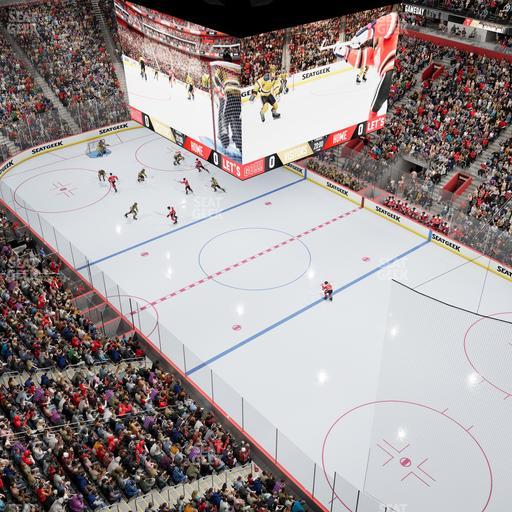Little Caesars Arena - Section Gondola Press Box 1 Seat View