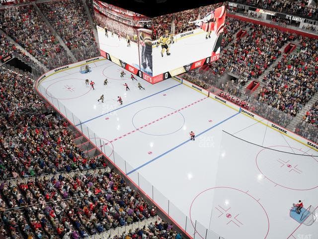 Little Caesars Arena - Section Gondola Press Box 1 Seat View