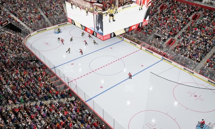Little Caesars Arena - Section Gondola Press Box 1 Seat View