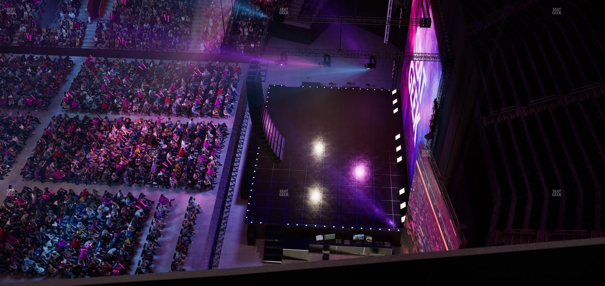 Little Caesars Arena - Section Gondola Press Box 2 Seat View