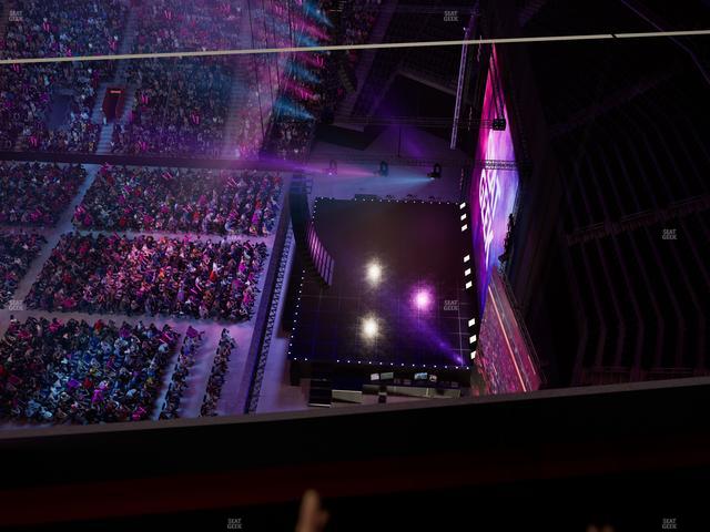 Little Caesars Arena - Section Gondola Press Box 2 Seat View