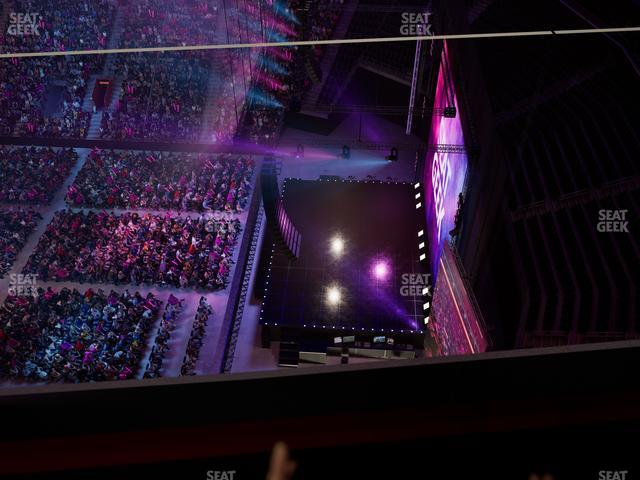 Little Caesars Arena - Section Gondola Press Box 2 Seat View Little Caesars Arena - Section Gondola Press Box 2 Seat View