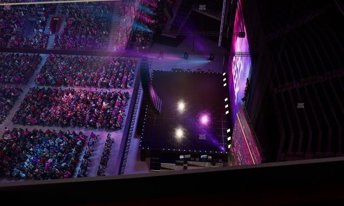 Little Caesars Arena - Section Gondola Press Box 2 Seat View