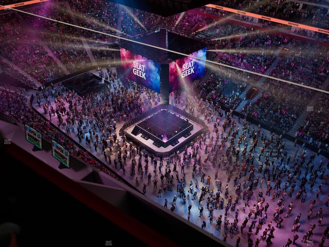 Little Caesars Arena - Section Gondola Press Box 2 Seat View