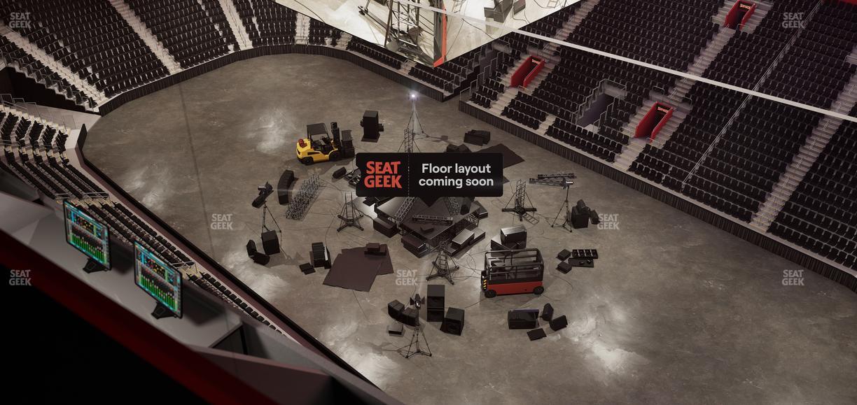 Little Caesars Arena - Section Gondola Press Box 2 Seat View