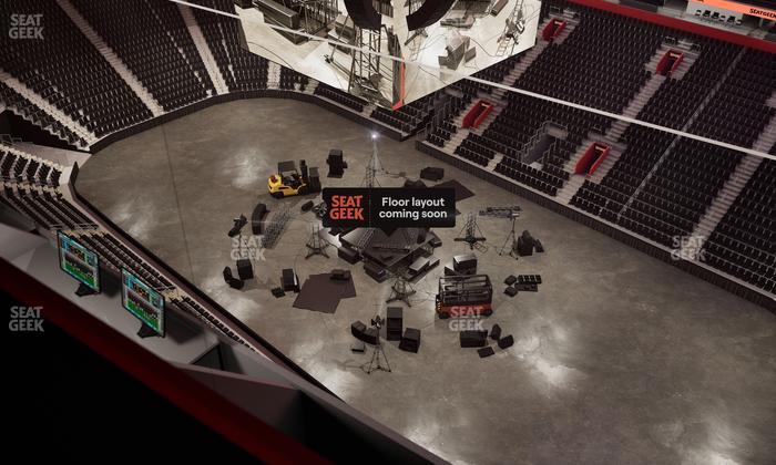 Little Caesars Arena - Section Gondola Press Box 2 Seat View