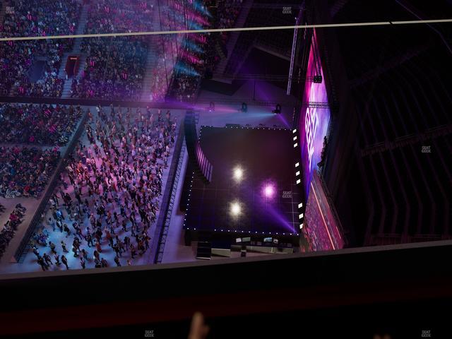 Little Caesars Arena - Section Gondola Press Box 2 Seat View