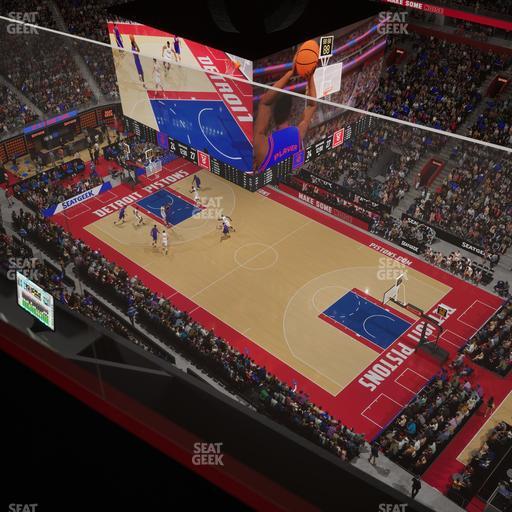 Little Caesars Arena - Section Gondola Press Box 2 Seat View