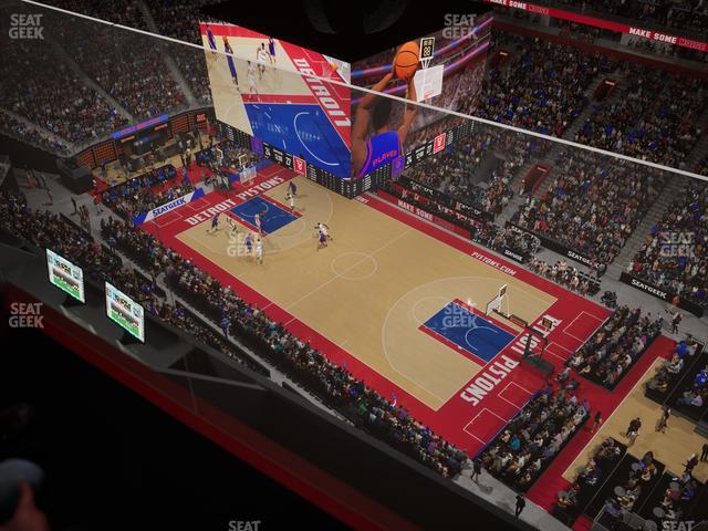 Little Caesars Arena - Section Gondola Press Box 2 Seat View Little Caesars Arena - Section Gondola Press Box 2 Seat View