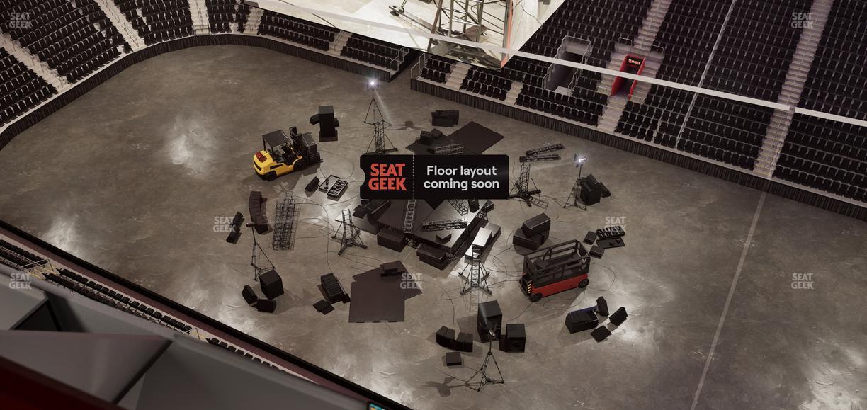 Little Caesars Arena - Section Gondola Press Box 3 Seat View