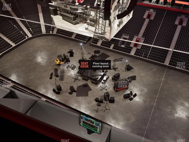 Little Caesars Arena - Section Gondola Press Box 3 Seat View