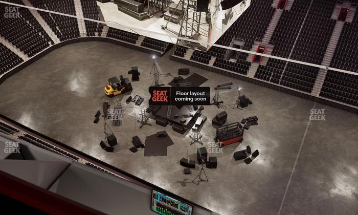 Little Caesars Arena - Section Gondola Press Box 3 Seat View