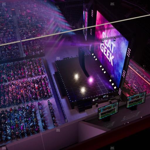 Little Caesars Arena - Section Gondola Press Box 3 Seat View