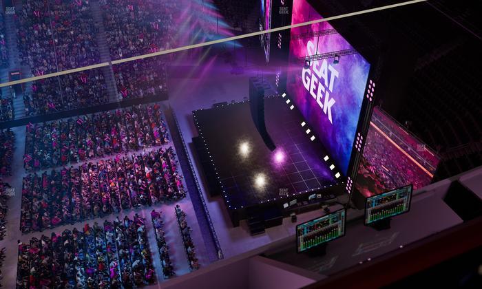 Little Caesars Arena - Section Gondola Press Box 3 Seat View
