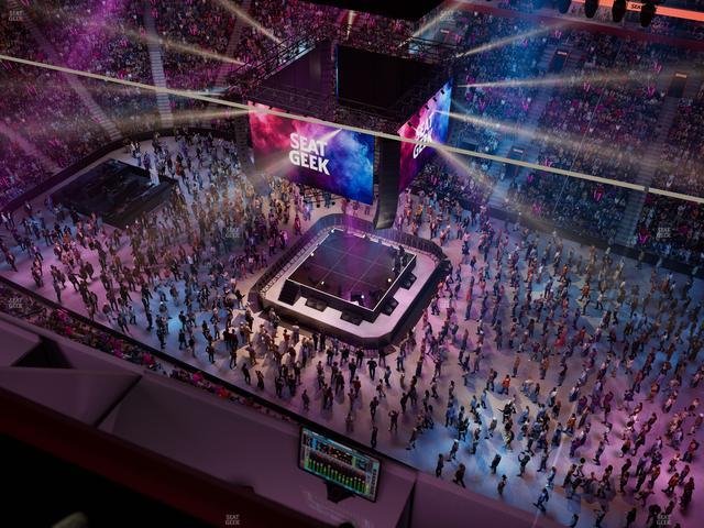 Little Caesars Arena - Section Gondola Press Box 3 Seat View