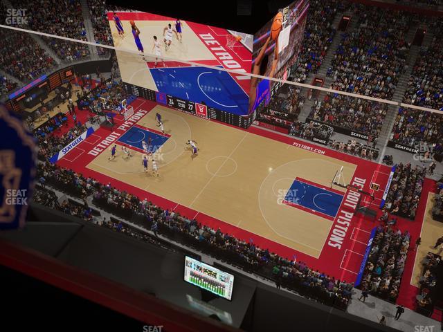 Little Caesars Arena - Section Gondola Press Box 3 Seat View Little Caesars Arena - Section Gondola Press Box 3 Seat View