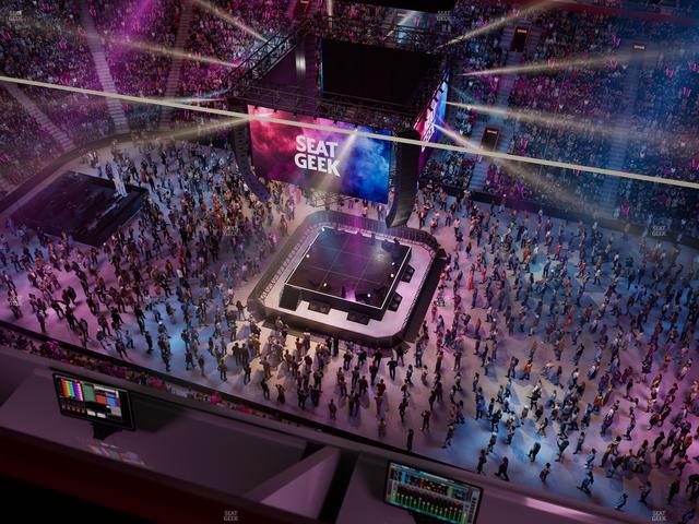 Little Caesars Arena - Section Gondola Press Box 4 Seat View