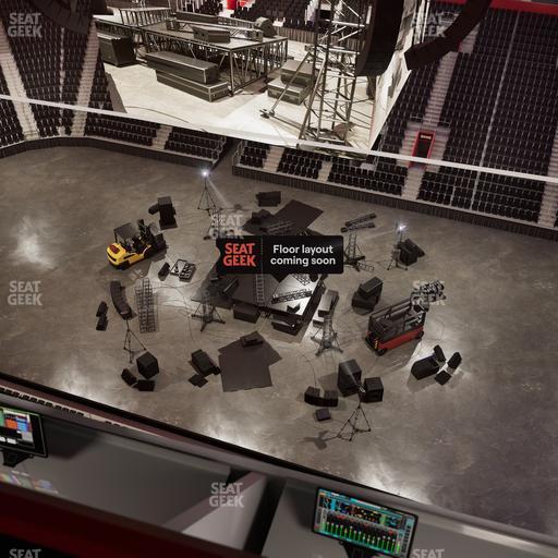 Little Caesars Arena - Section Gondola Press Box 4 Seat View