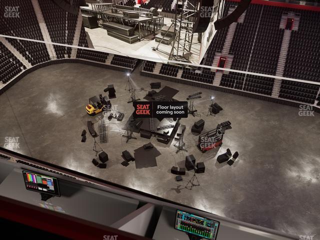 Little Caesars Arena - Section Gondola Press Box 4 Seat View