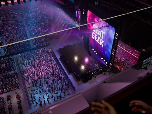 Little Caesars Arena - Section Gondola Press Box 4 Seat View