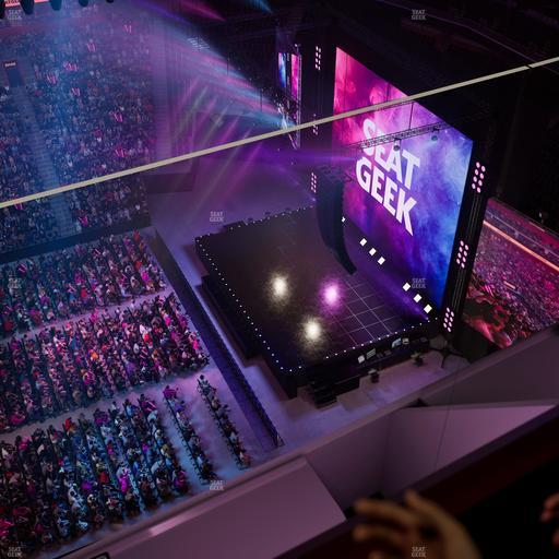 Little Caesars Arena - Section Gondola Press Box 4 Seat View