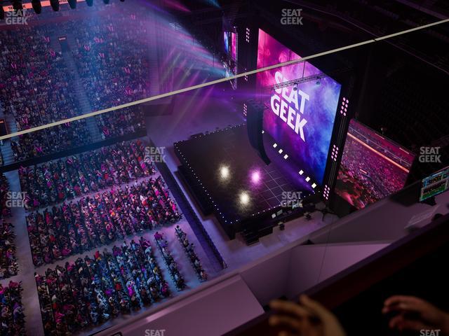 Little Caesars Arena - Section Gondola Press Box 4 Seat View