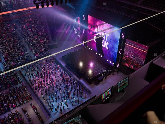 Little Caesars Arena - Section Gondola Press Box 5 Seat View